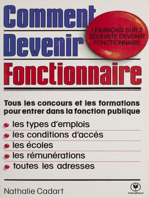 cover image of Comment devenir fonctionnaire